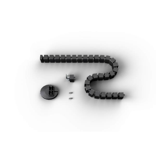 FELLOWES FASCIA CAVI 130CM NERO